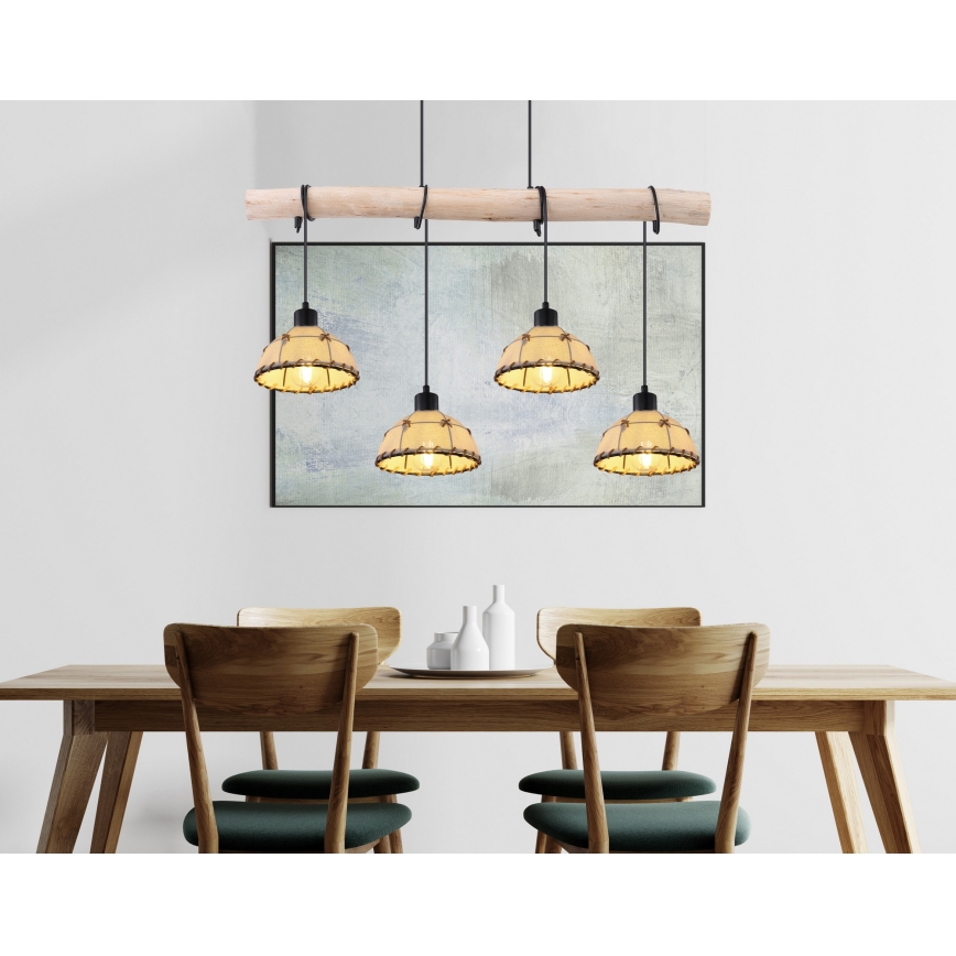 Globo - Candelabro num fio 4xE27/60W/230V