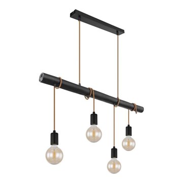 Globo 15459-4H - Candeeiro suspenso LEO 4xE27/60W/230V