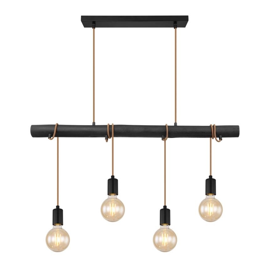 Globo 15459-4H - Candeeiro suspenso LEO 4xE27/60W/230V