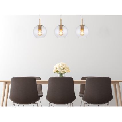 Globo - Candelabro suspenso 3xE27/60W/230V