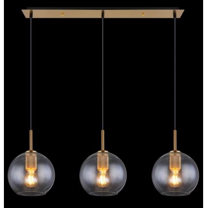 Globo - Candelabro suspenso 3xE27/60W/230V
