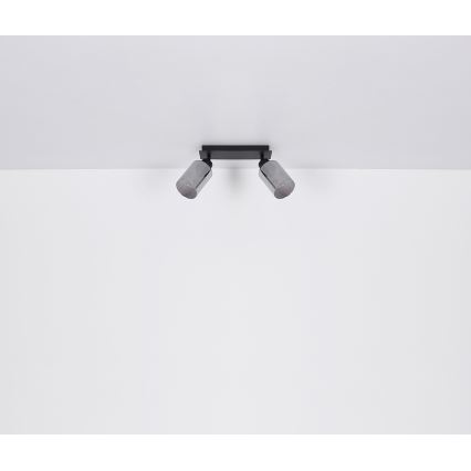 Globo - Foco 2xE27/15W/230V preto