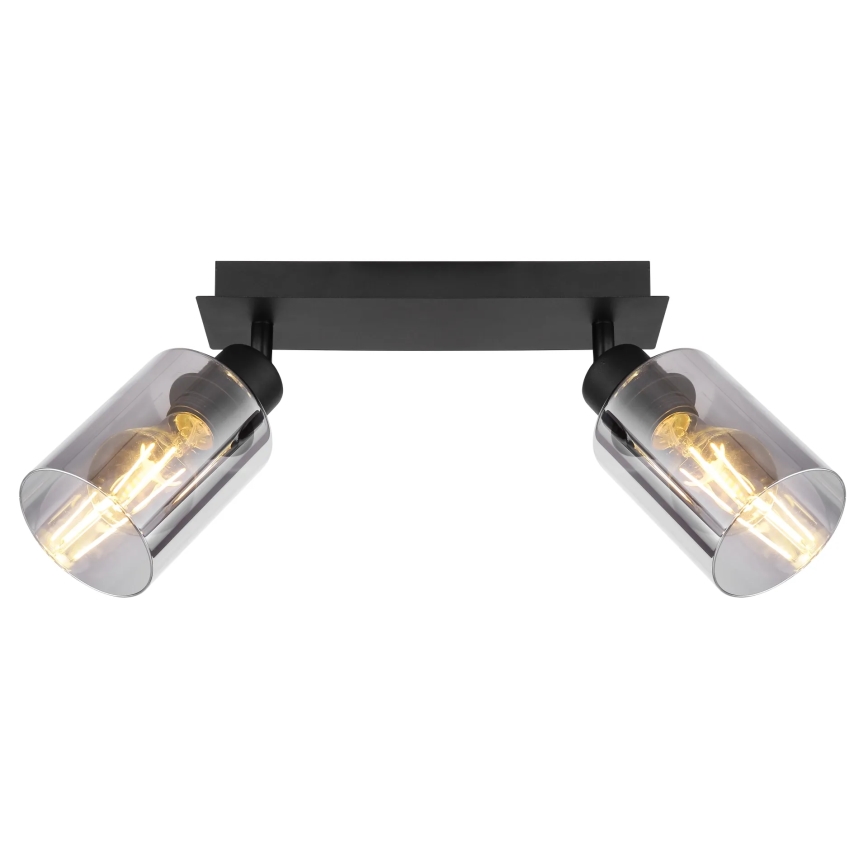 Globo - Foco 2xE27/15W/230V preto