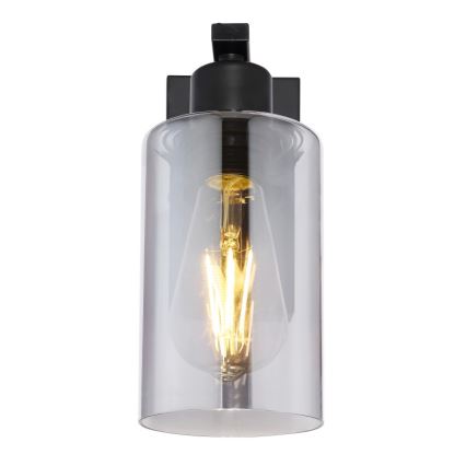 Globo - Iluminação de parede 1xE27/60W/230V preto