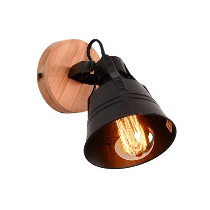 Globo - Foco de parede 1xE27/60W/230V abeto