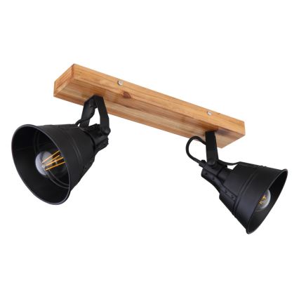 Globo - Foco 2xE27/60W/230V abeto