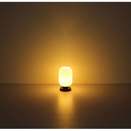 Globo - Candeeiro de mesa 1xE27/40W/230V branco