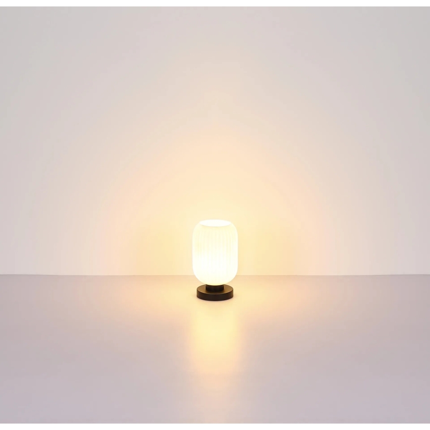 Globo - Candeeiro de mesa 1xE27/40W/230V branco