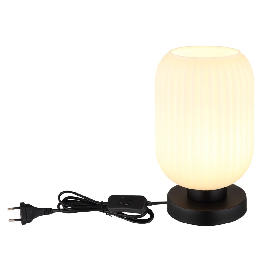 Globo - Candeeiro de mesa 1xE27/40W/230V branco