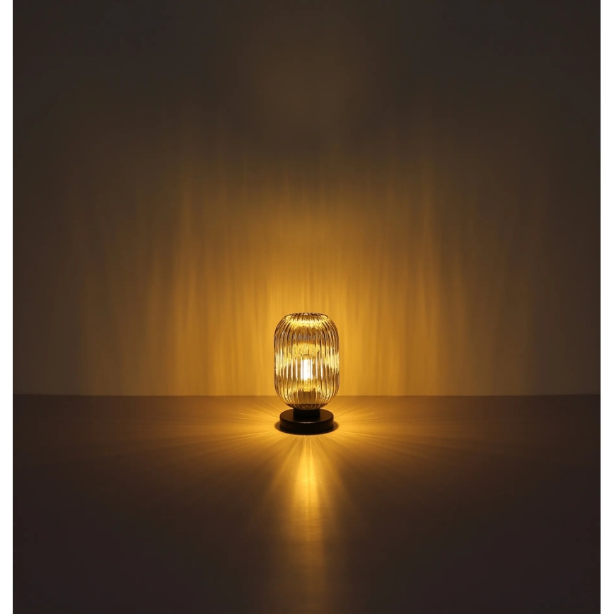 Globo - Candeeiro de mesa 1xE27/40W/230V cinzento