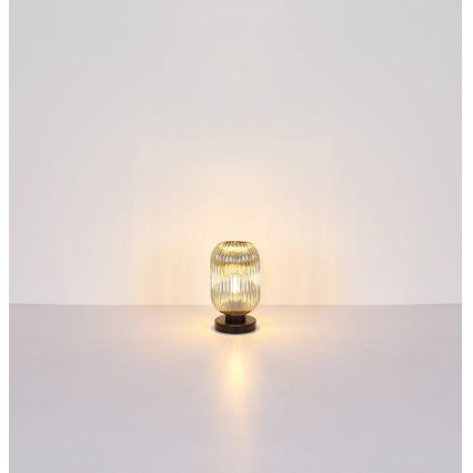 Globo - Candeeiro de mesa 1xE27/40W/230V cinzento