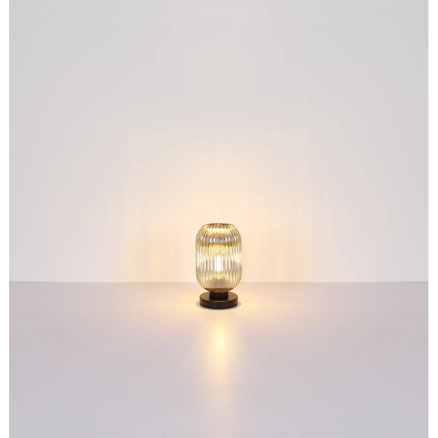 Globo - Candeeiro de mesa 1xE27/40W/230V cinzento