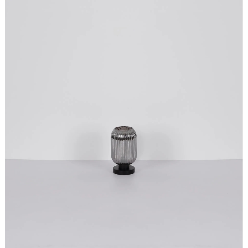 Globo - Candeeiro de mesa 1xE27/40W/230V cinzento