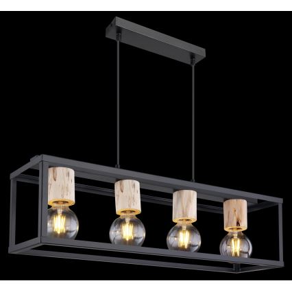 Globo - Candelabro num fio 4xE27/60W/230V