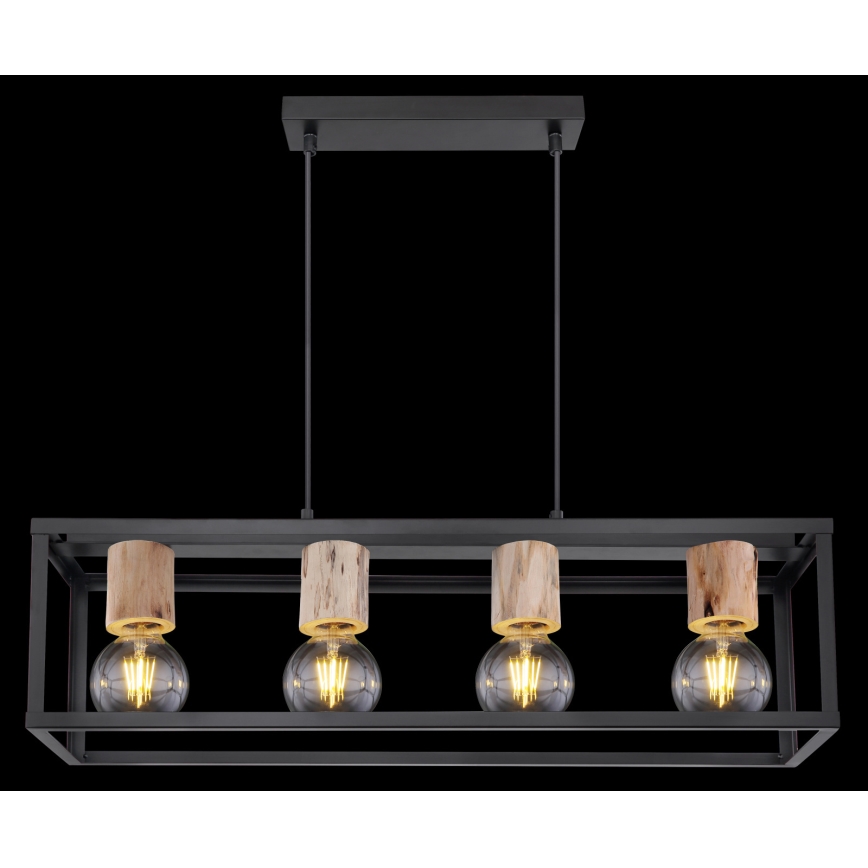 Globo - Candelabro num fio 4xE27/60W/230V