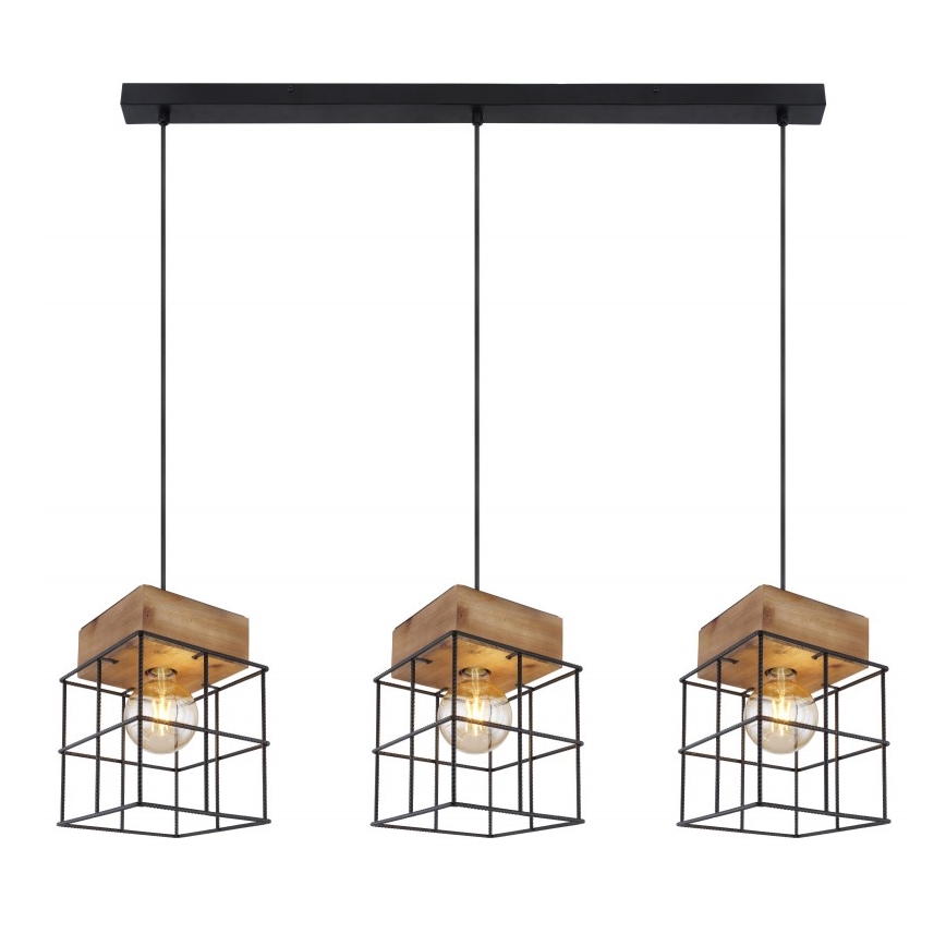 Globo - Candelabro suspenso 3xE27/60W/230V