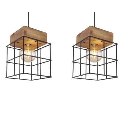 Globo - Candelabro suspenso 3xE27/60W/230V