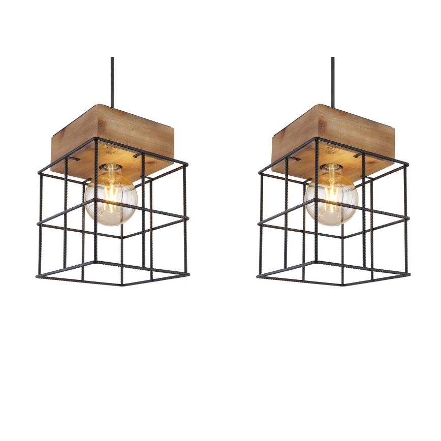 Globo - Candelabro suspenso 3xE27/60W/230V