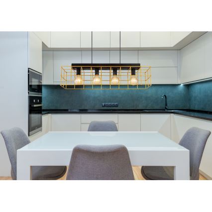 Globo - Candelabro suspenso 4xE27/60W/230V