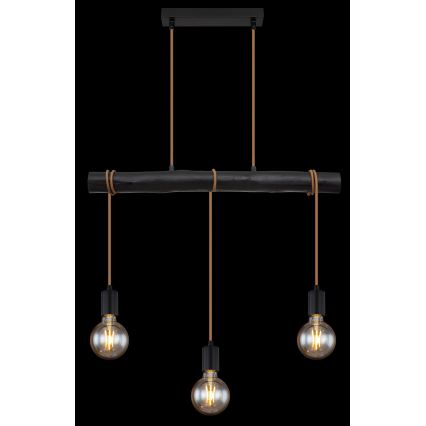 Globo - Candelabro suspenso 3xE27/60W/230V