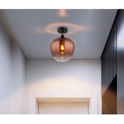 Globo - Iluminação de teto 1xE27/40W/230V cobre