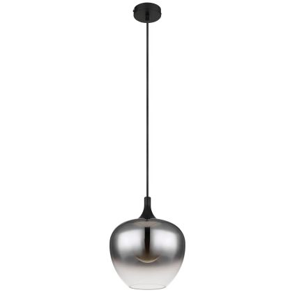 Globo - Candeeiro suspenso 1xE27/40W/230V diâmetro 24 cm preto