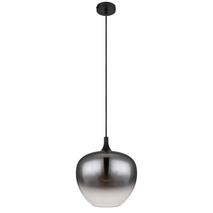 Globo - Candeeiro suspenso 1xE27/60W/230V diâmetro 29 cm preto