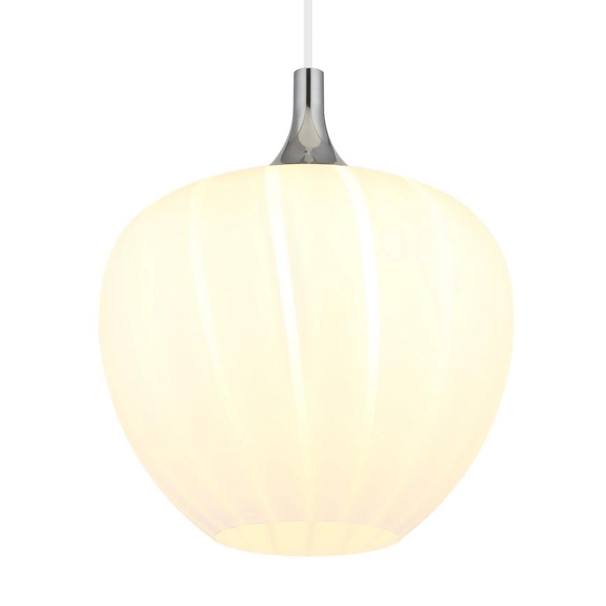 Globo - Candeeiro suspenso 1xE27/60W/230V diâmetro 29 cm branco