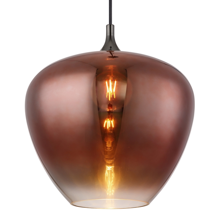 Globo - Candeeiro suspenso 1xE27/60W/230V diâmetro 40 cm cobre