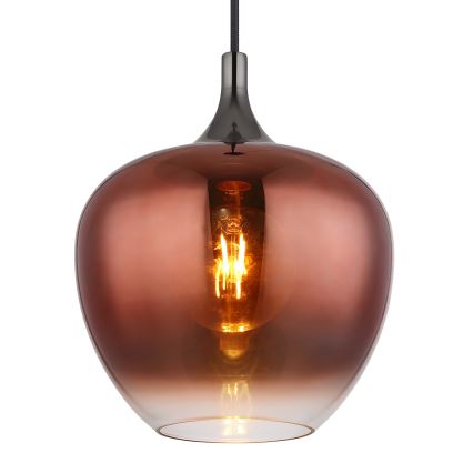 Globo - Candeeiro suspenso 1xE27/60W/230V diâmetro 24 cm cobre