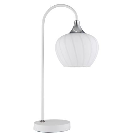 Globo - Candeeiro de mesa 1xE27/40W/230V branco