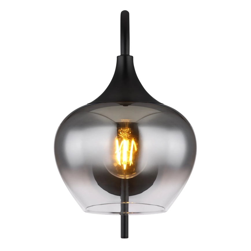 Globo - Candeeiro de parede 1xE27/40W/230V preto