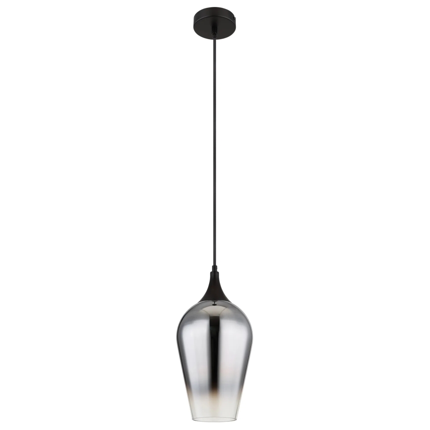Globo - Candeeiro suspenso 1xE27/60W/230V diâmetro 18 cm preto