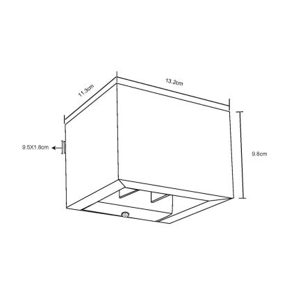 Globo - Iluminação de parede LED LED/8W/230V creme