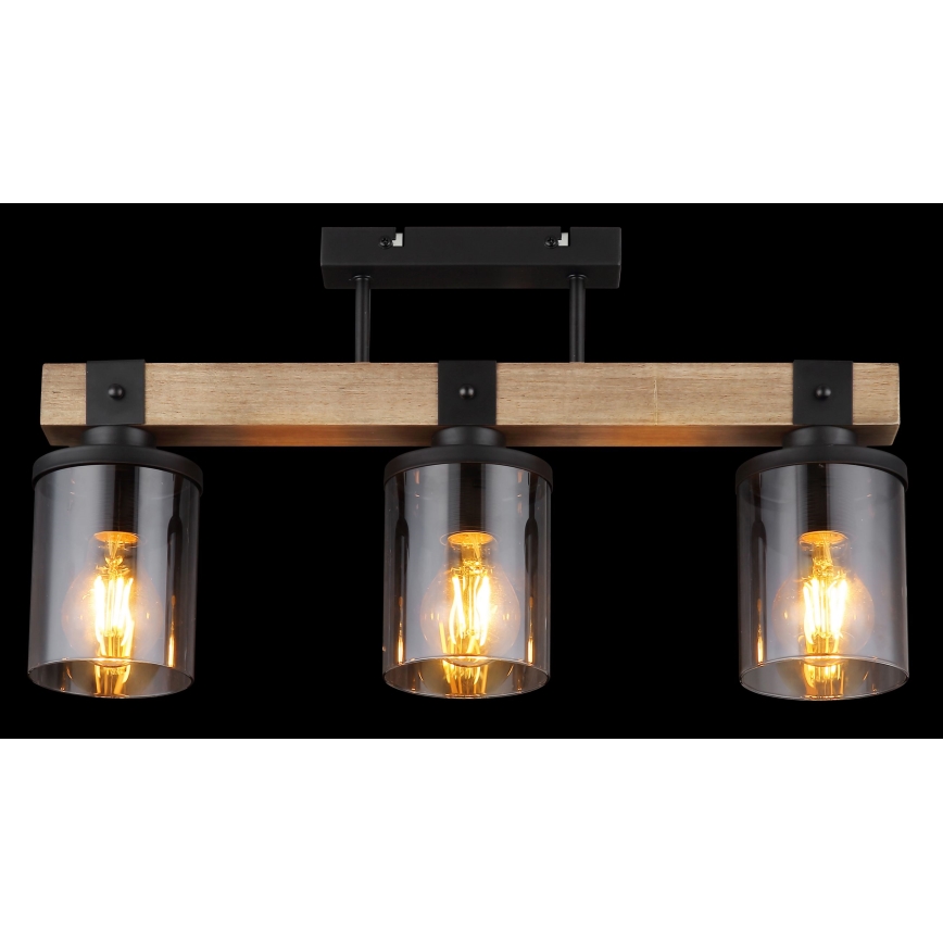 Globo - Candelabro integrado 3xE27/60W/230V carvalho