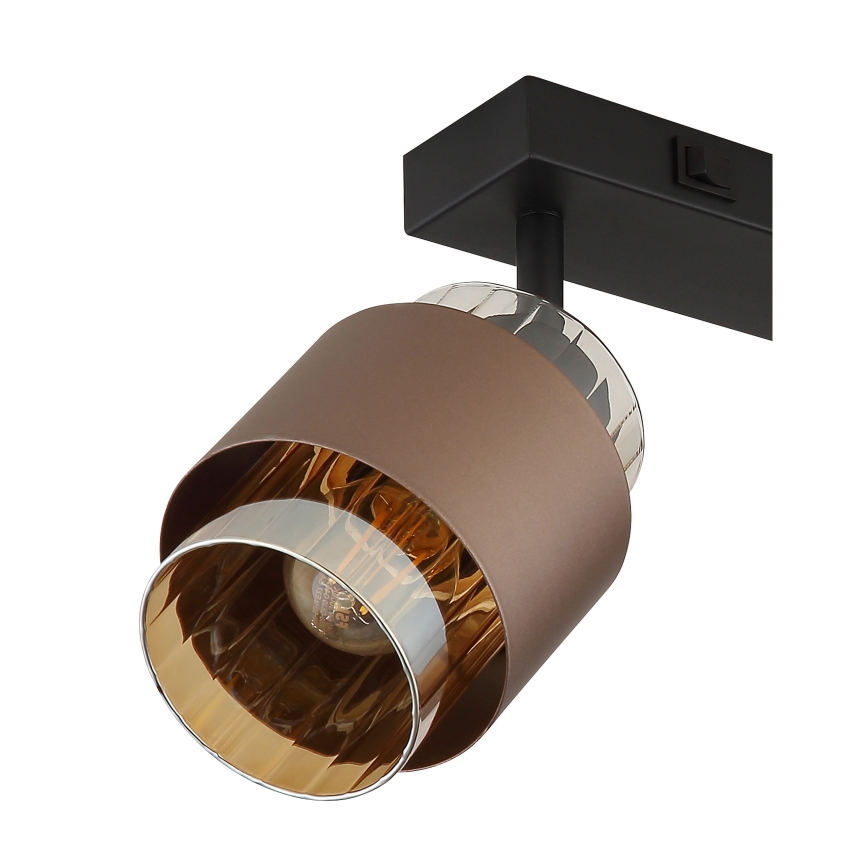 Globo - Candeeiro com 2 focos 2xE27/40W/230V preto/bronze