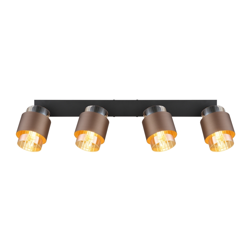 Globo - Candeeiro de focos 4xE27/40W/230V preto/bronze