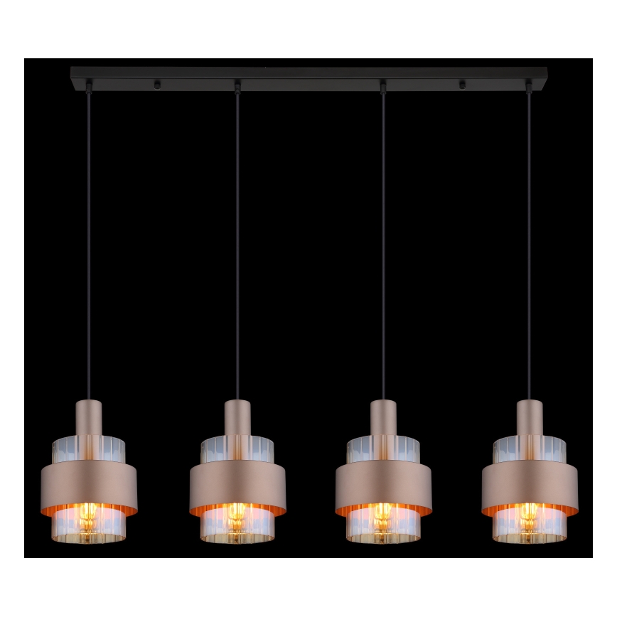 Globo - Candeeiro suspenso 4xE27/60W/230V