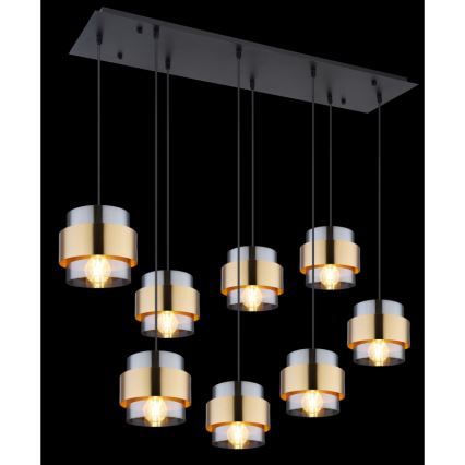 Globo - Candeeiro suspenso 8xE27/60W/230V