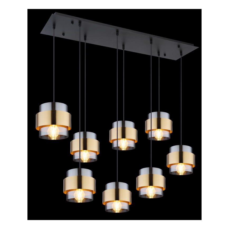 Globo - Candeeiro suspenso 8xE27/60W/230V