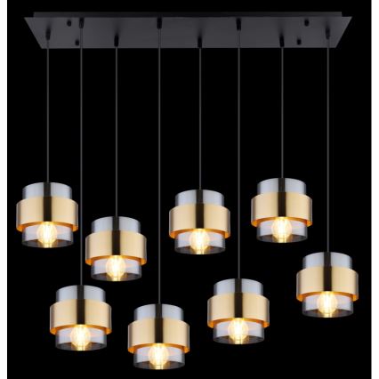 Globo - Candeeiro suspenso 8xE27/60W/230V