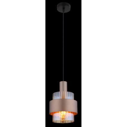 Globo - Lustre suspenso em cabo 1xE27/60W/230V