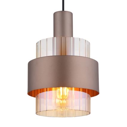 Globo - Lustre suspenso em cabo 1xE27/60W/230V
