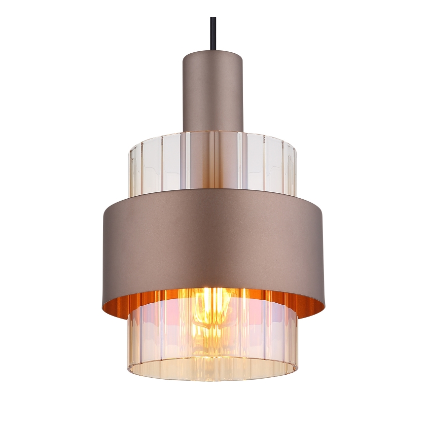 Globo - Lustre suspenso em cabo 1xE27/60W/230V