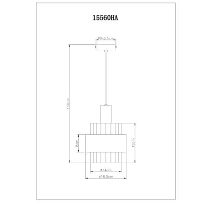 Globo - Lustre suspenso em cabo 1xE27/60W/230V
