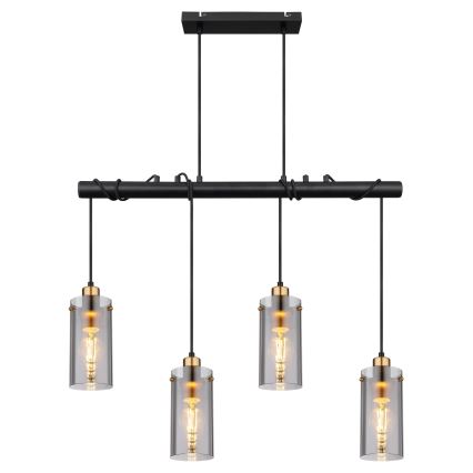 Globo - Candelabro suspenso 4xE27/40W/230V