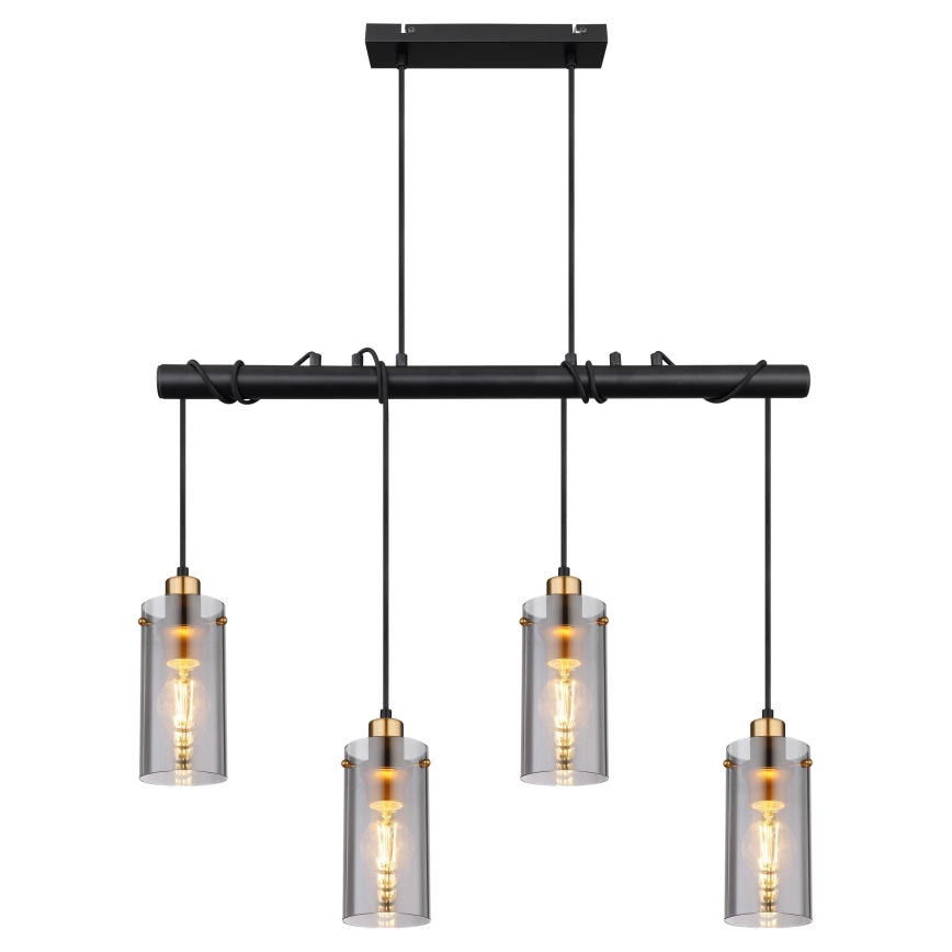 Globo - Candelabro suspenso 4xE27/40W/230V