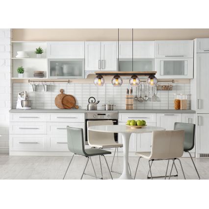 Globo - Candeeiro suspenso 4xE27/25W/230V