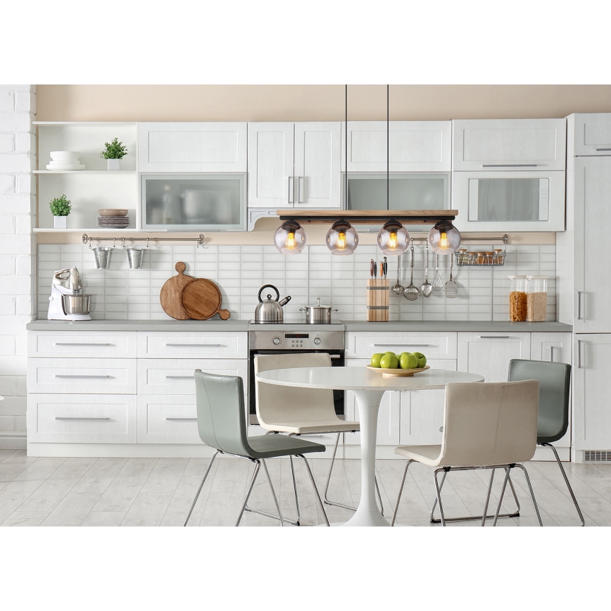 Globo - Candeeiro suspenso 4xE27/25W/230V