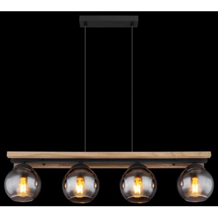 Globo - Candeeiro suspenso 4xE27/25W/230V